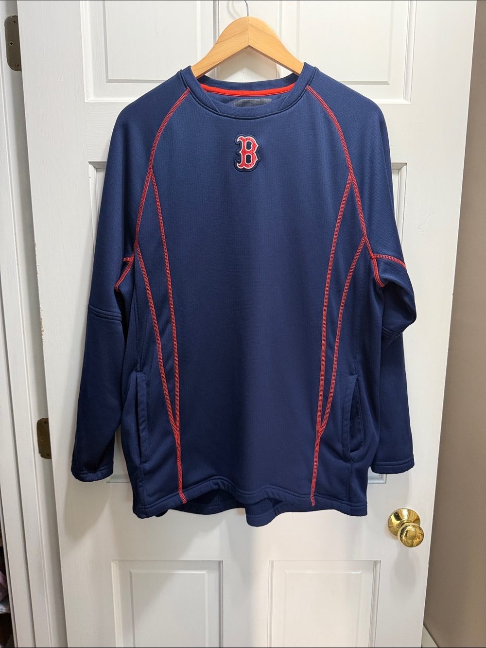 Boston Red Sox dugout training pullover
